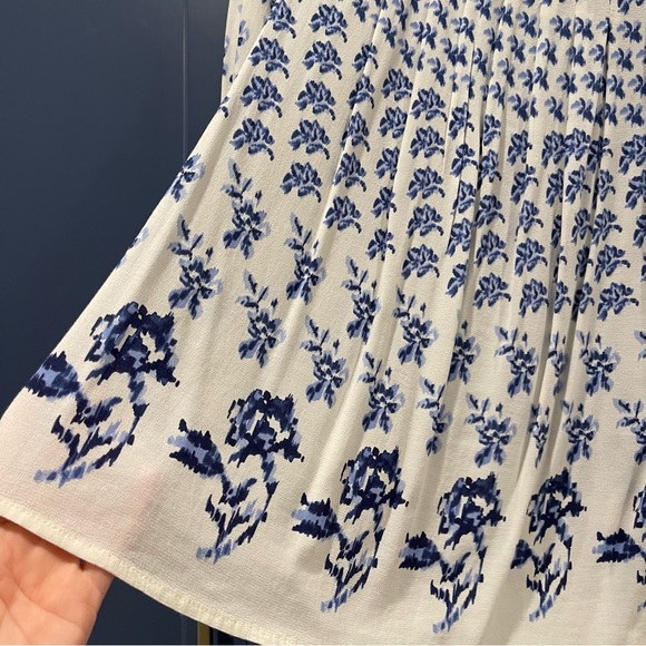 Joules blue and white blouse size us 4 - Picture 5 of 7